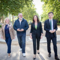 La cabeza de lista del PP por Granada a las elecciones del 17 de mayo, Rocío Díaz, en un acto en Granada (PP)