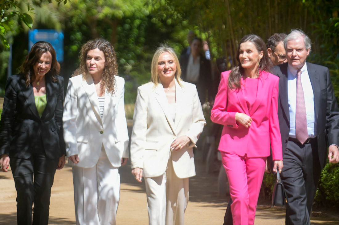 Llegada de la Reina Letizya a la entrega de premios (GPMEDIA)