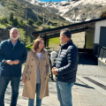 La candidata del PP por Granda, Rocío Díaz, durante su visita a Sierra Nevada (PP GRANADA)