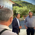 El presidente de la Diputación de Granada, Francis Rodríguez, ha realizado una visita al municipio de Lentegí, donde ha mantenido un encuentro con su alcalde, Juan Manuel Arellano (DIPUTACIÓN)