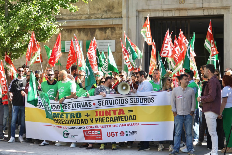 Manifestación de los trabajadores del metro (GPMEDIA)