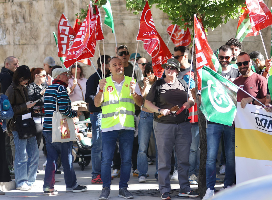 Manifestación de trabajadores del metro (GPMEDIA)