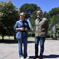 El alcalde de Albolote, Salustiano Ureña, junto a Rosario Ramírez, concejala de Medio Ambiente (ALBOLOTE INFORMACION)