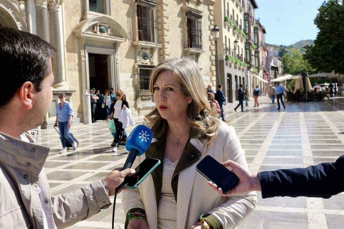 La cabeza de lista de Vox por Granada al Parlamento andaluz, Beatriz Sánchez Agustin (VOX)