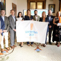 La alcaldesa de Granada, Marifrán Carazo, en el acto de adhesión de BNI Granada a la candidatura de la ciudad como Capital Europea de la Cultura 2031 (AYUNTAMIENTO DE GRANADA)