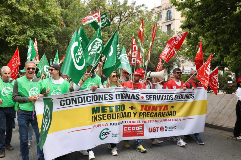 Manifestación de trabajadores del metro (GPMEDIA)
Manifestación de trabajadores del metro (GPMEDIA)