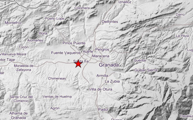 Dos terremotos simultáneos de baja intensidad se han registrado este miércoles, 20 de mayo, pasada la medianoche en las localidades granadinas de Santa Fe y Atarfe, ambas limítrofes en el Área Metropolitana de la capital.
Dos terremotos simultáneos de baja intensidad se han registrado este miércoles, 20 de mayo, pasada la medianoche en las localidades granadinas de Santa Fe y Atarfe, ambas limítrofes en el Área Metropolitana de la capital.