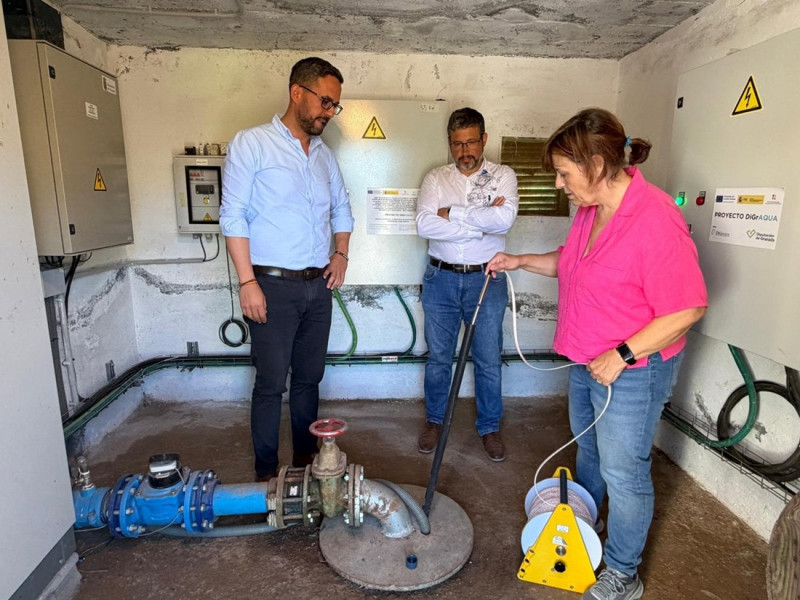 El diputado de Agua, Antonio Mancilla, ha visitado los municipios de Beas de Granada y Benalúa de las Villas (DIPGRA)