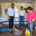 El diputado de Agua, Antonio Mancilla, ha visitado los municipios de Beas de Granada y Benalúa de las Villas (DIPGRA)
