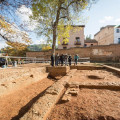 Imágen de la campaña arqueológica en 2021 que sacó a la luz la estructura palatina(JUNTA DE ANDALUCÍA)
