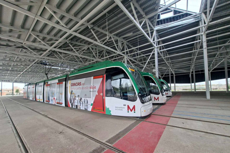 Imagen de archivo del Metro de Granada. (JUNTA DE ANDALUCÍA) Imagen de archivo del Metro de Granada. (JUNTA DE ANDALUCÍA)
