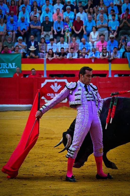 El Fandi durante su faena (FUNTAUSA) El Fandi durante su faena (FUNTAUSA)