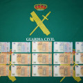 Imagen de archivo de billetes falsos incautados por la Guardia Civil (GUARDIA CIVIL )