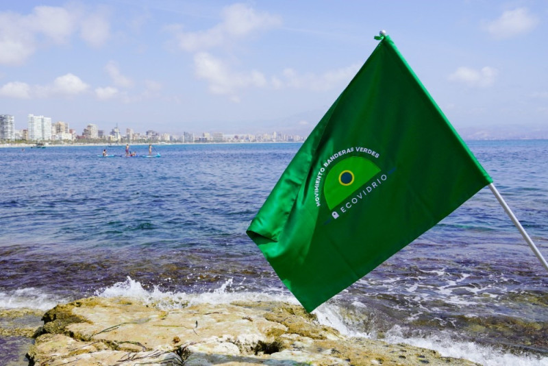 Bandera verde Ecovidrio Bandera verde Ecovidrio