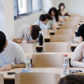Imagen de archivo de alumnos durante el primer examen de la PAU.
