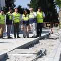 La consejera de Fomento, Articulación del Territorio y Vivienda en funciones, Rocío Díaz, visita las obras de la vía ciclopeatonal entre Alhendín y Armilla. (JUNTA DE ANDALUCÍA)