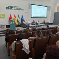 El Hospital Universitario Clínico San Cecilio ha acogido este miércoles el I Encuentro ELA para personas afectadas de esclerosis lateral amiotrófica y personas cuidadoras (JUNTA)