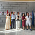 La delegada de Desarrollo Educativo en Granada, María José Martín, y el gerente provincial de la Agencia Pública Andaluza de Educación (APAE), José Antonio Toribio, han visitado las obras (JUNTA)