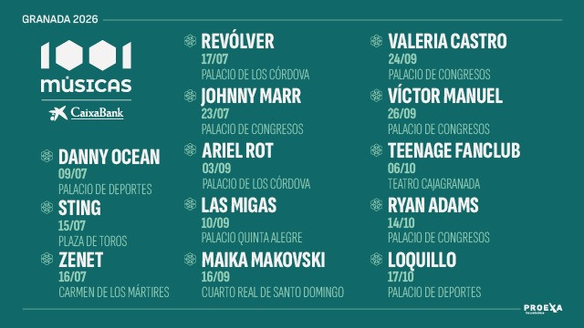 Cartel de 1001 Músicas Cartel de 1001 Músicas
