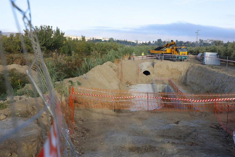 Imágenes de las obras de la segunda fase de la agrupación de vertidos del río Dílar a la Estación Depuradora de Aguas Residuales (EDAR) de Los Vados (ÁLEX CÁMARA/ EUROPA PRESS) Imágenes de las obras de la segunda fase de la agrupación de vertidos del río Dílar a la Estación Depuradora de Aguas Residuales (EDAR) de Los Vados (ÁLEX CÁMARA/ EUROPA PRESS)