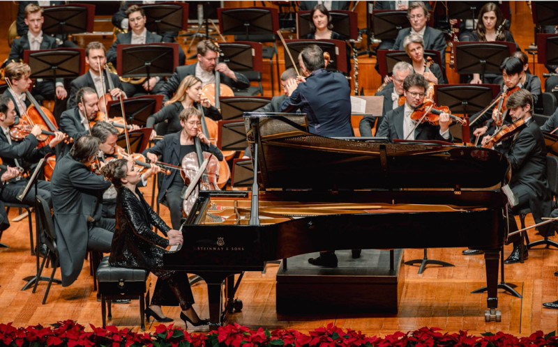 La pianista Yulianna Avdeeva durante una actuación (FACEBOOK YULIANNA AVDEEVA)