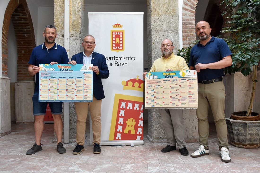 Presentación de las actividades veraniegas (AYTO. BAZA)