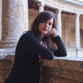 Pilar Torrecillas en el Palacio de Carlos V