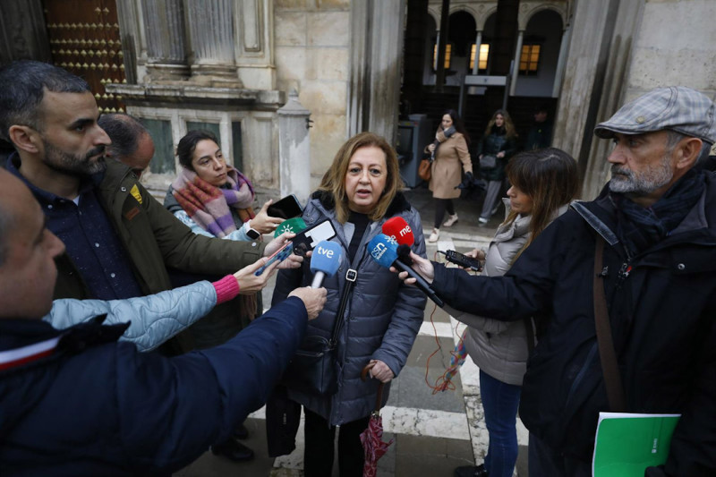 La que fuera directora de la Alhambra, María del Mar Villafranca, atendiendo a los medios de comunicación (ALEX CÁMARA / EUROPA PRESS) La que fuera directora de la Alhambra, María del Mar Villafranca, atendiendo a los medios de comunicación (ALEX CÁMARA / EUROPA PRESS)