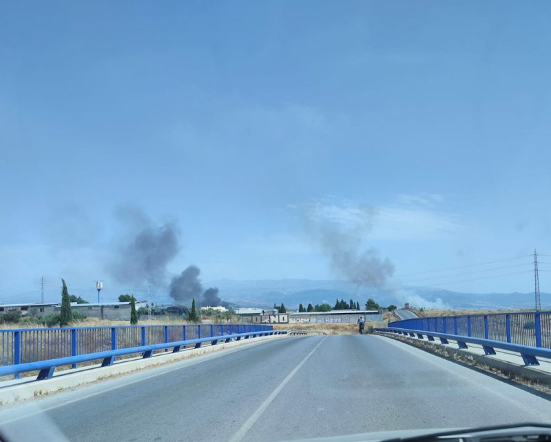 Incendio en el entorno del Polígono Juncaril (ASVOGRA)