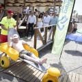 Presentacion del Presidente de la Diputación de Granada, Francis Rodriguez, del programa Playa Inclusiva en la playa de Torrenueva (ANTONIO L JUÁREZ)