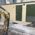 Imagen de archivo de unas obras de un centro de transformación de electricidad en la zona norte de Granada (ENDESA)