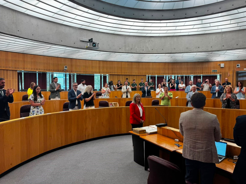 Toma de posesión de la concejal de Huétor Vega Carolina Higueras como nueva diputada provincial del PSOE en la Diputación de Granada (PSOE) Toma de posesión de la concejal de Huétor Vega Carolina Higueras como nueva diputada provincial del PSOE en la Diputación de Granada (PSOE)