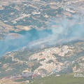 Incendio forestal declarado el sábado, 25 de julio, en el pantano del Beznar, en la localidad granadina de El Valle (PLAN INFOCA)