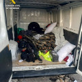 Furgoneta con cobre robado (GUARDIA CIVIL)