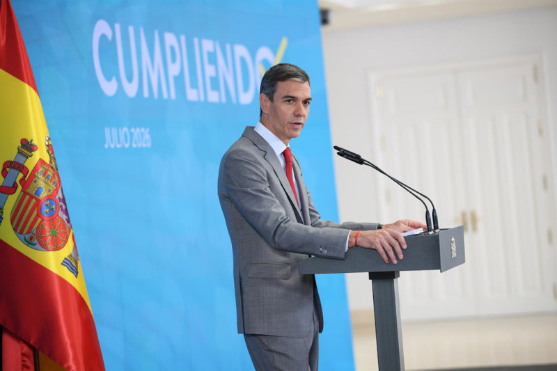 El presidente del Gobierno, Pedro Sánchez, anunció el martes a Zaragoza como sede de la Agencia Estatal de Salud Pública.
El presidente del Gobierno, Pedro Sánchez, anunció el martes a Zaragoza como sede de la Agencia Estatal de Salud Pública.
