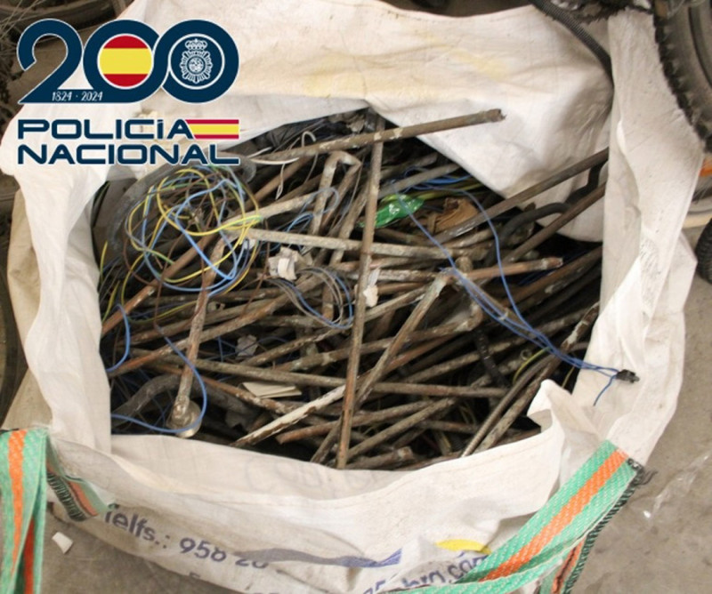 Cobre intervenido. Archivo (POLICÍA NACIONAL)