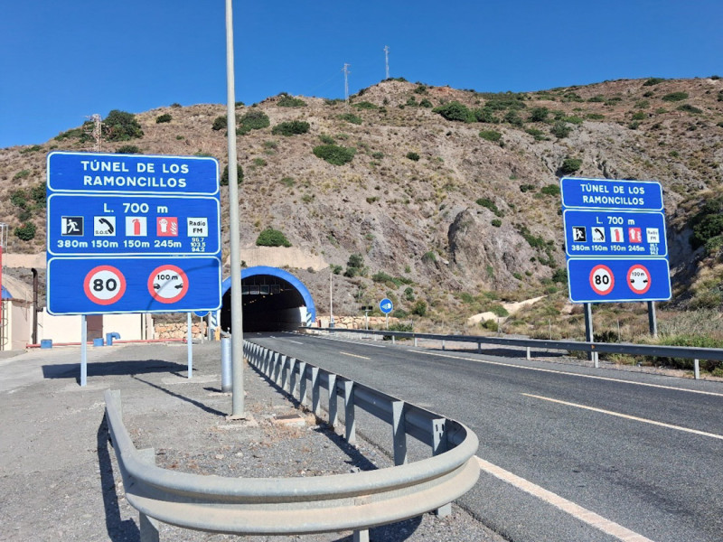 Túnel de Los Ramoncillos de la A-7 a su paso por la provincia de Granada (MINISTERIO DE TRANSPORTES Y MOVILIDAD SOSTENIBLE) Túnel de Los Ramoncillos de la A-7 a su paso por la provincia de Granada (MINISTERIO DE TRANSPORTES Y MOVILIDAD SOSTENIBLE)