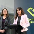 Las diputada Mónica Castillo de la Rica y María Vera. (DIPUTACIÓN DE GRANADA)