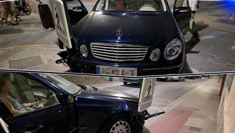Una mujer herida tras un accidente este pasado sábado en Maracena (POLICÍA LOCAL DE MARACENA)
