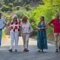 La delegada territorial de Agricultura, Pesca, Agua y Desarrollo Rural, Carmen Lidia Reyes, ha visitado en Motril algunas de los caminos que han sido arreglados tras verse afectados por el tren de borrascas. (JUNTA)