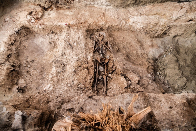 Víctima en una de las fosas del cementerio municipal de Padul (FRANCISCO DE ASÍS CARRIÓN JIMÉNEZ)