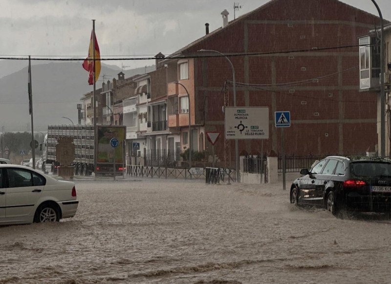 Inundaciones en Puebla de Don Fadrique (FB AYUNTAMIENTO DE PUEBLA DE DON FADRIQUE)