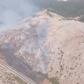 Imagen de incedio forestal declarado en Huétor Santillán (INFOCA)