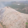 Imagen de incedio forestal declarado en Huétor Santillán (INFOCA)