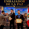 Ángel Velasco nombrado Embajador de la paz de Lima