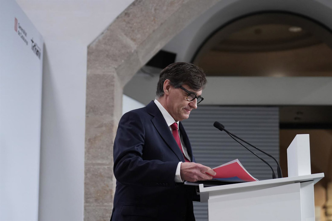 El presidente de la Generalitat de Catalunya, Salvador Illa, en una imagen de archivo (DAVID ZORRAKINO - EUROPA PRESS)