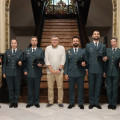 El subdelegado del Gobierno recibe a los nuevos tenientes de la Guardia Civil destinados en Granada (SUBDELEGACIÓN DEL GOBIERNO EN GRANADA)