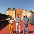 Instalación de las placas fotovoltaicas (AYTO. LANJARÓN)
