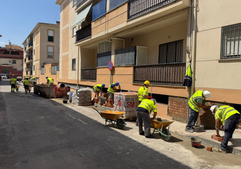 Los trabajos de reparación y refuerzo de la estructura evolucionan a buen ritmo y la previsión es que puedan quedar finalizados a lo largo de este mismo jueves (AYUNTAMIENTO DE LAS GABIAS) Los trabajos de reparación y refuerzo de la estructura evolucionan a buen ritmo y la previsión es que puedan quedar finalizados a lo largo de este mismo jueves (AYUNTAMIENTO DE LAS GABIAS)