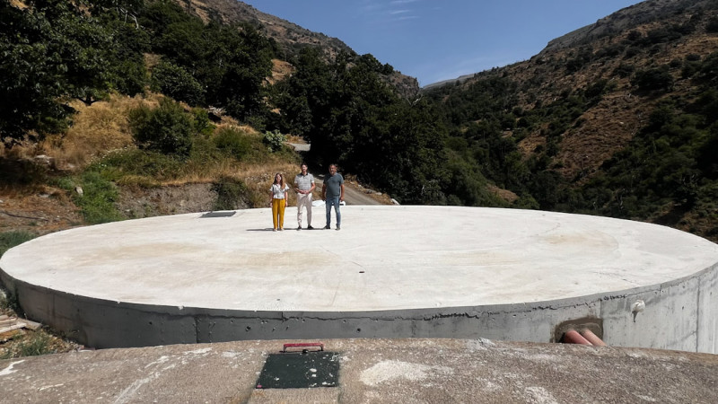 Nuevo depósito de agua de Lanjarón (AYTO. LANJARÓN)